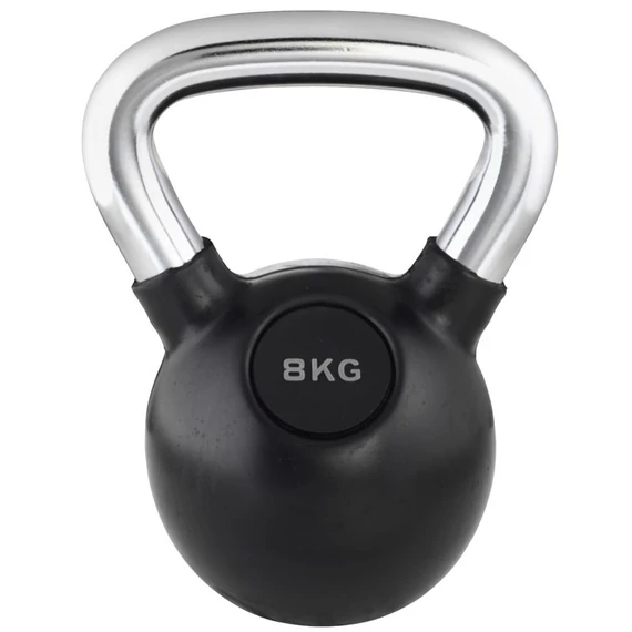 Kettlebell Trendy fekete-króm 8 kg
