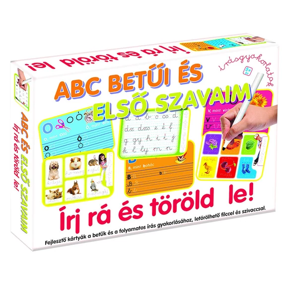 Írj rá és töröld le ABC betűi és első szavaim