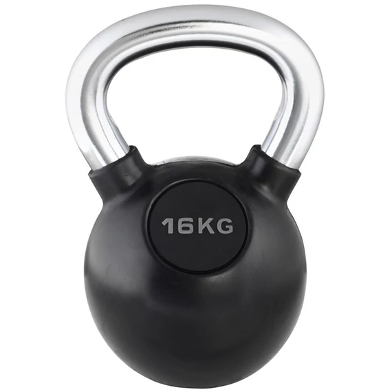 Kettlebell Trendy fekete-króm 16 kg