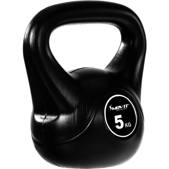 Kettlebell MOVIT 5 kg fekete