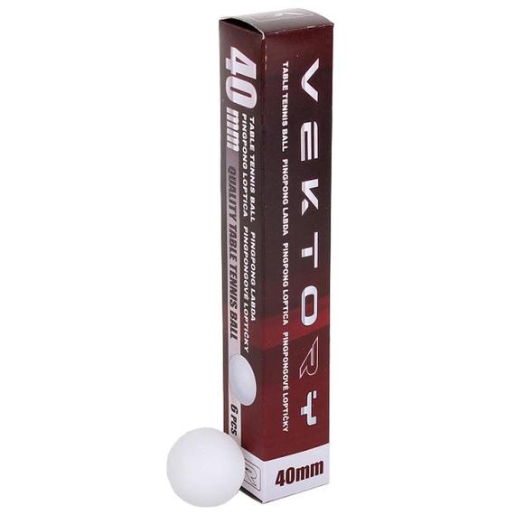 Pingponglabda 6 db/doboz 40 mm sárga