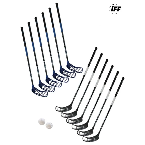 Floorball készlet Pearl 96/108 cm IFF 2x6 ütő