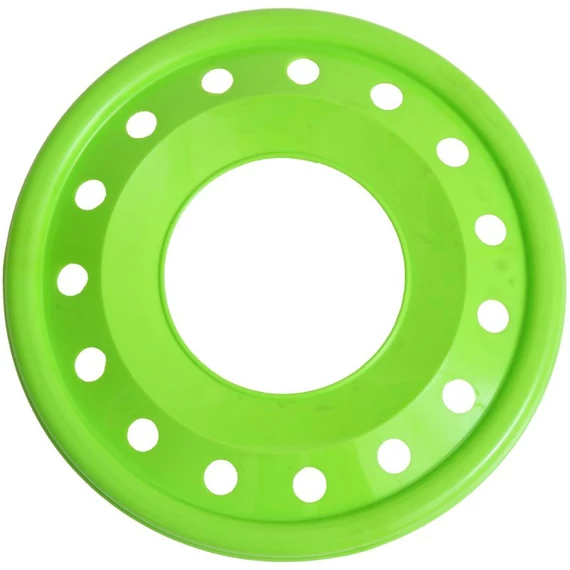 Frizbi 24 cm lyukas zöld