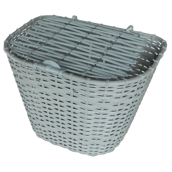Kosár első műanyag szürke