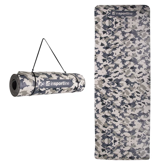 Tornaszőnyeg inSPORTline Camu 173x61x0,4 cm [szürke terepmintás]