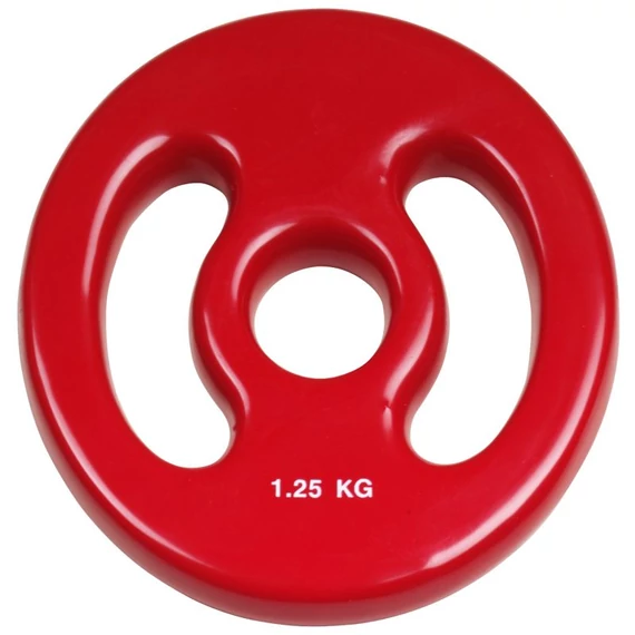 Súlyzótárcsa Trendy 1,25 kg piros