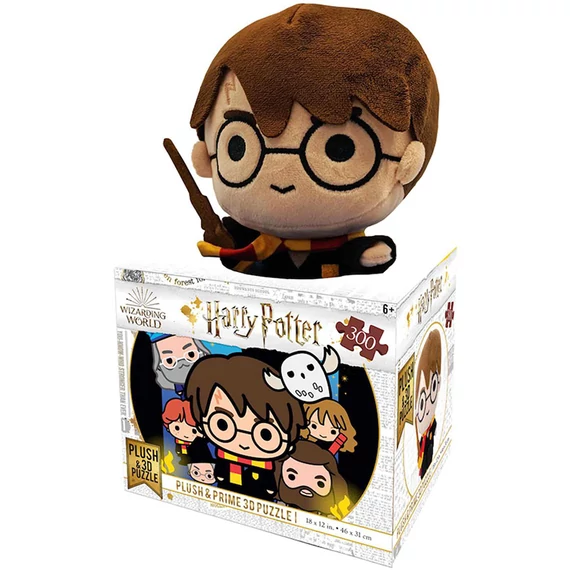 3D puzzle Prime 3D Harry Potter 300 darabos plüss játékkal