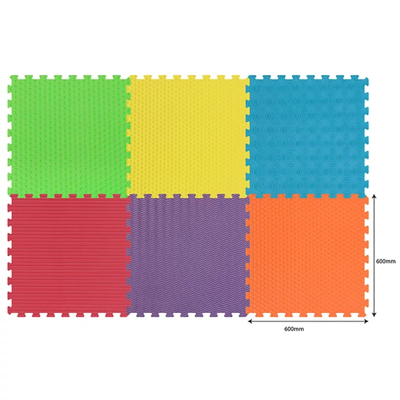 Óriás puzzle tornaszőnyeg habszivacs 6 darabos