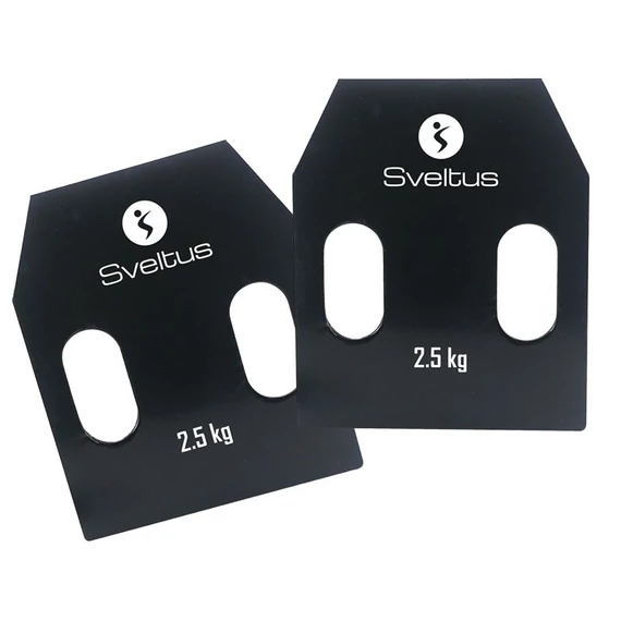 Súlymellényhez acéllemez fogantyúval Sveltus 2x2,5 kg