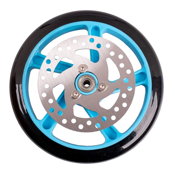 Pótkerék féktárcsával Discola rollerre 200x40mm [kék]