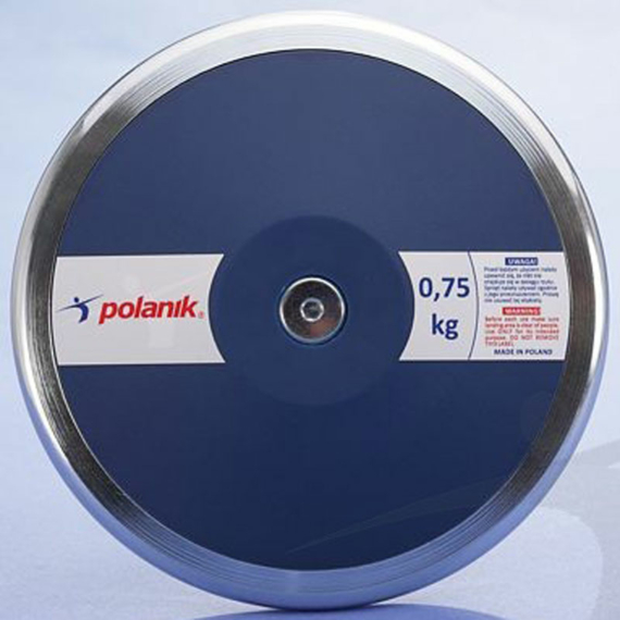 Verseny diszkosz Polanik kék 0,75 kg 5mm