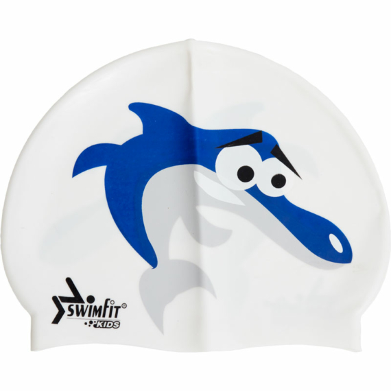 Úszósapka Swimfit delfines fehér