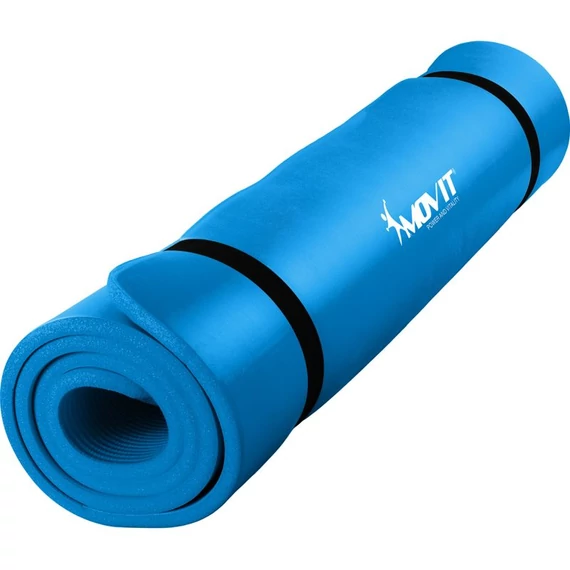 Fitnesz szőnyeg MOVIT 190x100x1,5 cm kék