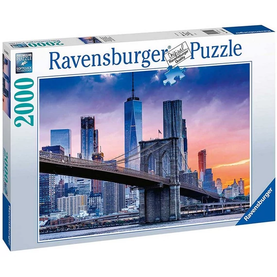 Puzzle 2000 darabos Brooklynból Manhattenbe