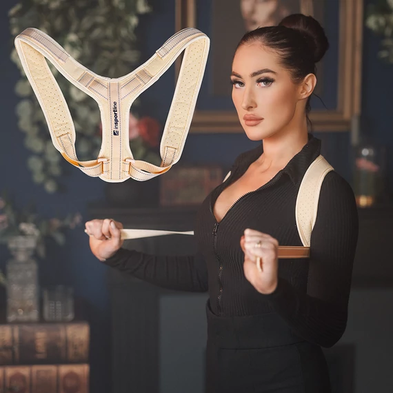 Testtartásjavító inSPORTline Postfort [bézs]