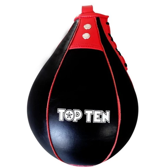 Reflexlabda Top Ten bőr fekete-piros