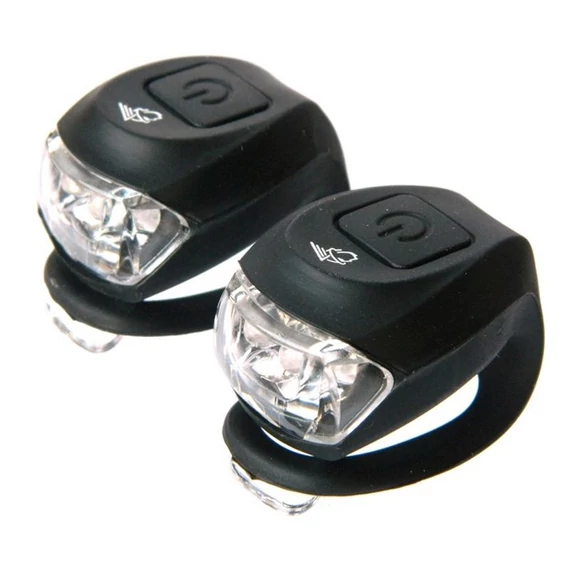 Lámpa Velotech 2LED villogó fekete