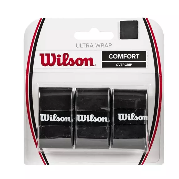 Teniszütő grip Wilson Ultra Wrap 3 db fekete