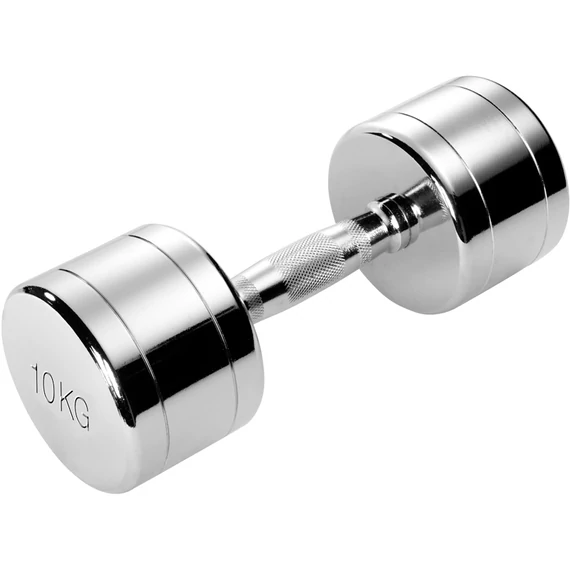 Krómozott kézisúlyzó 10 kg Trendy