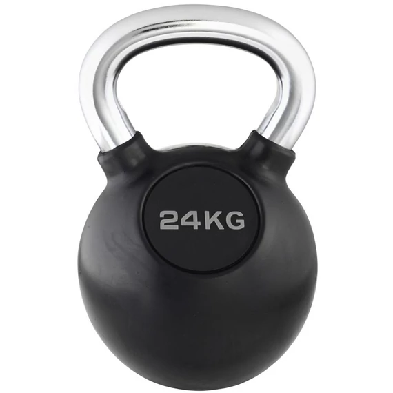Kettlebell Trendy fekete-króm 24 kg
