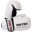 Boxkesztyű Top Ten Point Fighter WAKO fehér XL