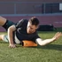 Kép 3/5 - Masszázshenger TriggerPoint Grid Travel Foam Roller utazáshoz 25x10cm narancs