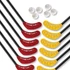 Kép 2/2 - Floorball készlet Poppis 95/108 cm 2x6 ütő 6 labda kül- és beltérre