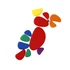 Kép 4/5 - Montessori kreatív színes kavics puzzle