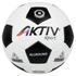 Kép 1/3 - Futball labda Aktivsport ALLROUND fehér-fekete méret: 3