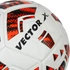 Kép 4/4 - Futball labda VECTOR X SYNERGY narancs - fekete méret: 4