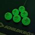 Kép 7/7 - Ping-pong labda Donic Glow in the dark 6 db
