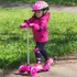 Kép 2/10 - Háromkerekű roller WORKER Lucerino világító kerekekkel [zöld]